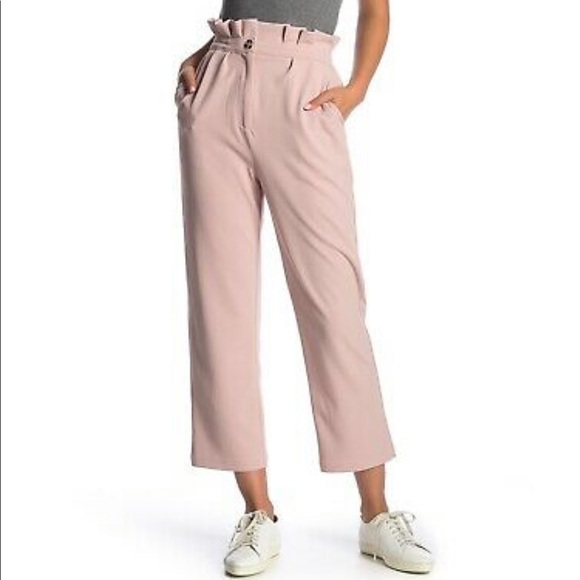 Nordstrom Pants - Good Luck Gen Pink Paperbag Pant